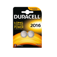 (2ც)3V CR2016 ელემენტი Duracell Lithium