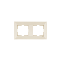 VIKO MERIDIAN - 2 Gang Frame Horizontal