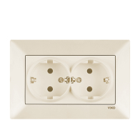VIKO MERIDIAN - Double Socket 2P+E