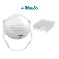 FFP2 რესპირატორი TOTAL TSP401