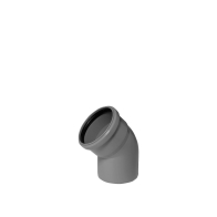PP HT S20 GREY ELBOW 45 HAKAN