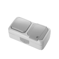 VIKO Palmiye - One-way Push Button + Earthed Socket