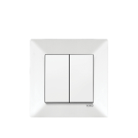 VIKO MERIDIAN 2-gang One-way Switch