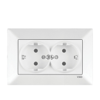 VIKO MERIDIAN - Double Socket 2P+E