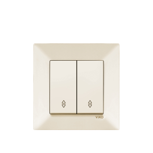 VIKO MERIDIAN - 2 gang Two way Switch