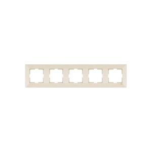 VIKO MERIDIAN - 5 Gang Frame Horizontal