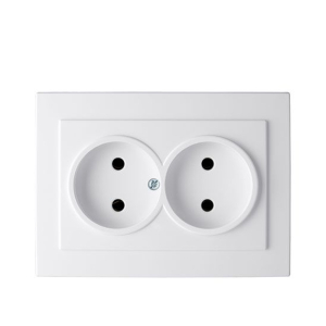 NILSON Two-Gang Socket-W