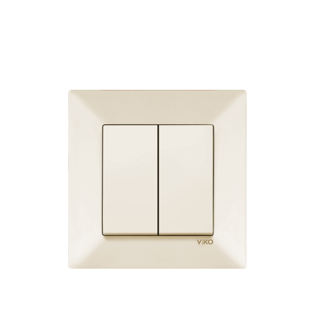 VIKO MERIDIAN - 2 gang One way Switch