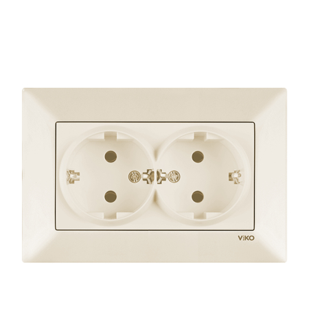 VIKO MERIDIAN - Double Socket 2P+E