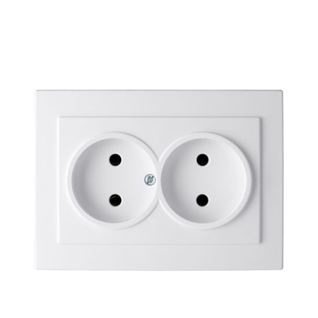 NILSON Two-Gang Socket-W